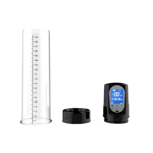 electric LCD screen penis pump male erection function masturbators vibrator penis vacuum pump - Image 3
